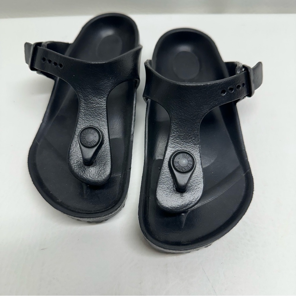 Birkenstock Little Girl Sandal black size 12 - Picture 7 of 9